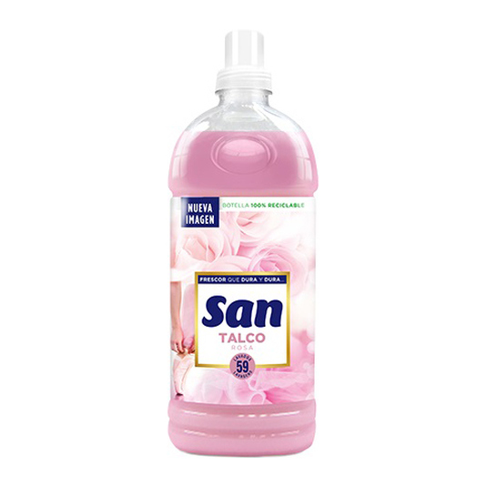 san suavizante talco rosa 59 lavados
