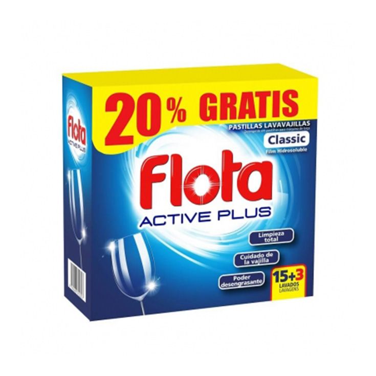 flota maquina active plus 15+3 uds