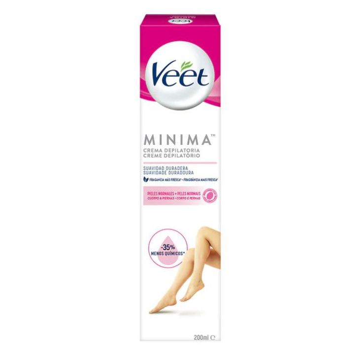 veet minima crema depilatoria cuerpo y piernas para piel normal 200ml