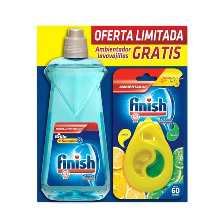 finish abrillantador vajillas 500 ml + ambientador finish abrillantador vajillas 500 ml + ambientador