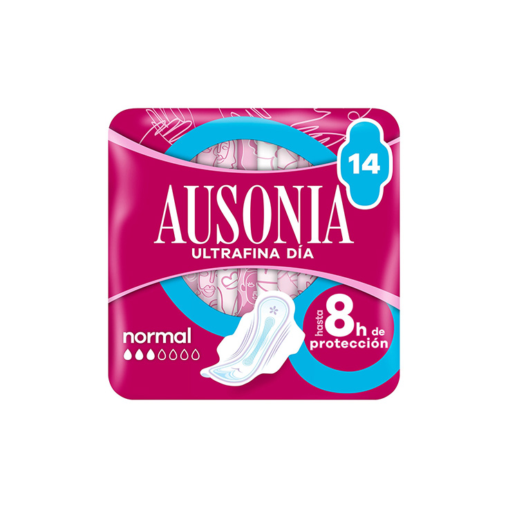 ausonia air dry compresas c/alas noche 14uds ausonia air dry compresas c/alas noche 14uds