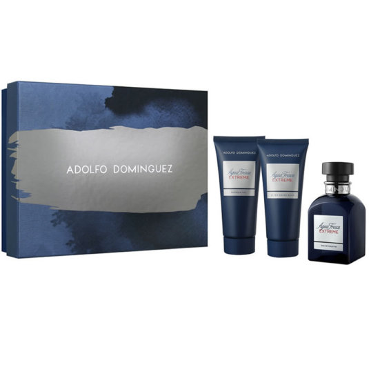 ADOLFO DOMINGUEZ FRESCA EXTREME EAU DE TOILETTE 120 COFRE 3 PIEZAS ADOLFO DOMINGUEZ FRESCA EXTREME EAU DE TOILETTE 120 COFRE 3 PIEZAS