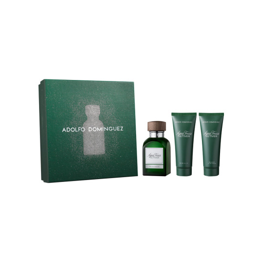 adolfo domínguez vetiver agua fresca eau de toilette 120ml cofre 3 piezas adolfo domínguez vetiver agua fresca eau de toilette 120ml cofre 3 piezas
