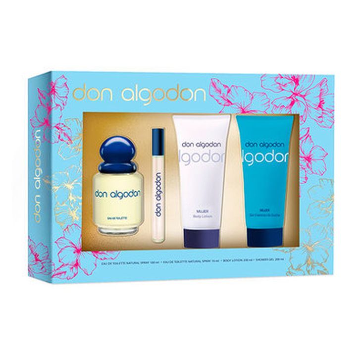 don algodon eau de toilette 100ml set 4 pieza don algodon eau de toilette 100ml set 4 pieza