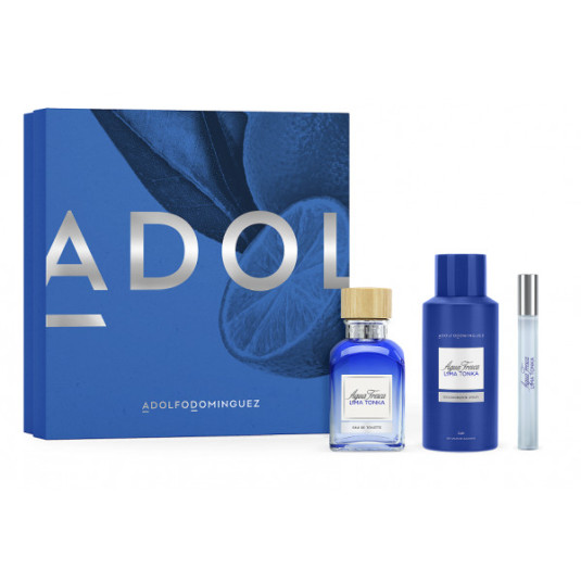 adolfo dominguez agua fresca lima tonka 120ml cofre 3 piezas adolfo dominguez agua fresca lima tonka 120ml cofre 3 piezas