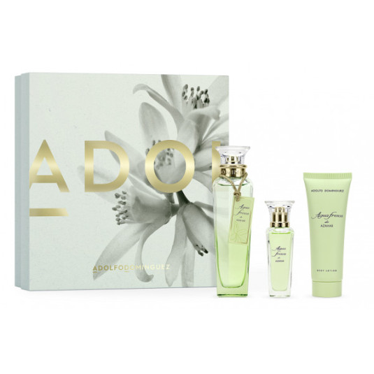 adolfo dominguez agua fresca de azahar 120ml cofre 3 piezas adolfo dominguez agua fresca de azahar 120ml cofre 3 piezas