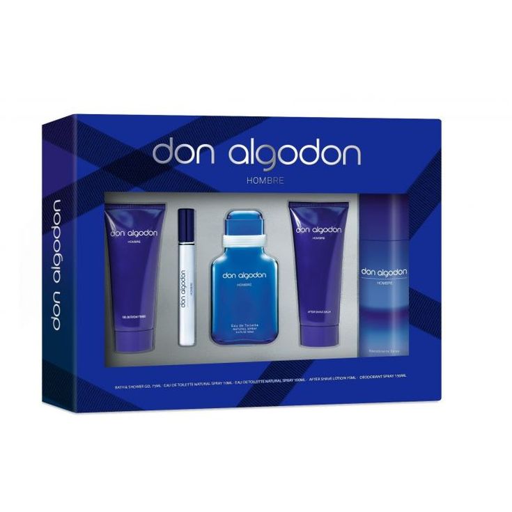 don algodon hombre eau de toilette 100ml estuche 5 piezas don algodon hombre eau de toilette 100ml estuche 5 piezas