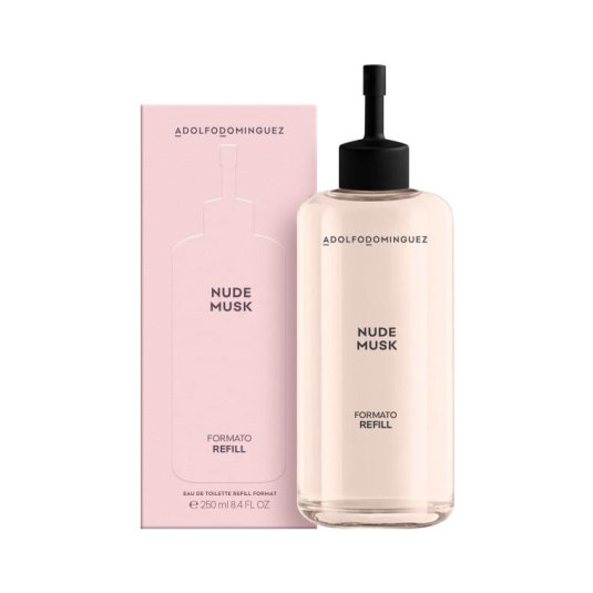 adolfo dominguez nude musk refill eau de toilette 250ml