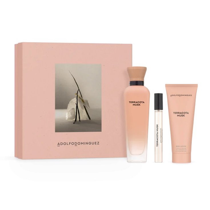 adolfo dominguez terracotta musk 120ml cofre 3 piezas adolfo dominguez terracotta musk 120ml cofre 3 piezas