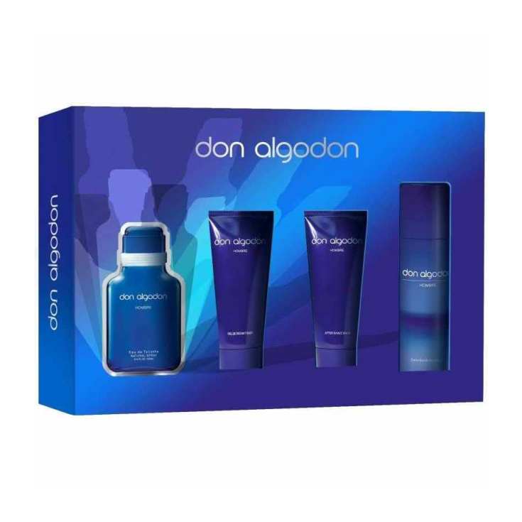 don algodon hombre 100ml estuche 4 piezas - delaUz