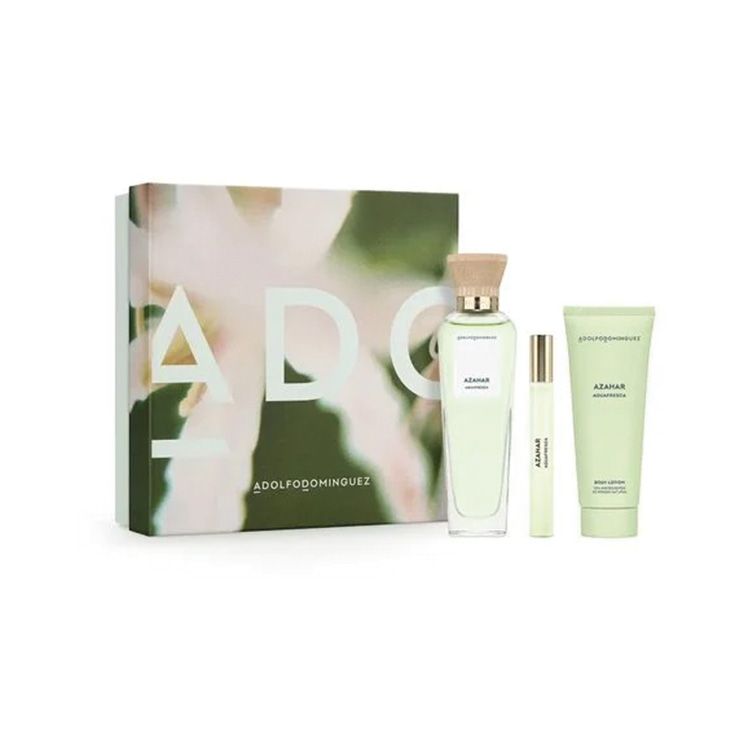 adolfo dominguez agua fresca azahar eau de toilette 120ml cofre 3 piezas adolfo dominguez agua fresca azahar eau de toilette 120ml cofre 3 piezas