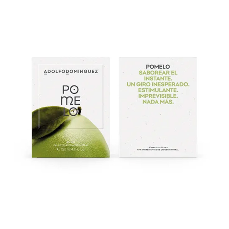 adolfo dominguez agua fresca pomelo masculina eau de toilette 120ml