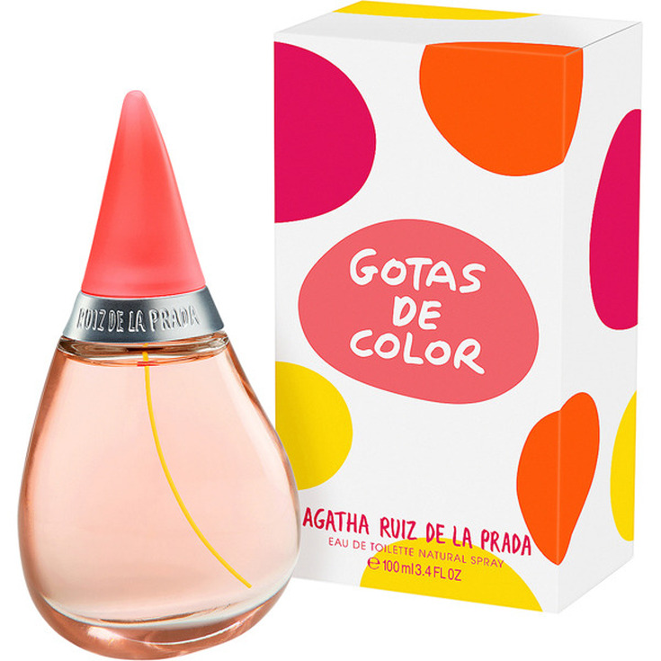 agatha ruiz de la prada gotas de color eau de toilette 100ml agatha ruiz de la prada gotas de color eau de toilette 100ml