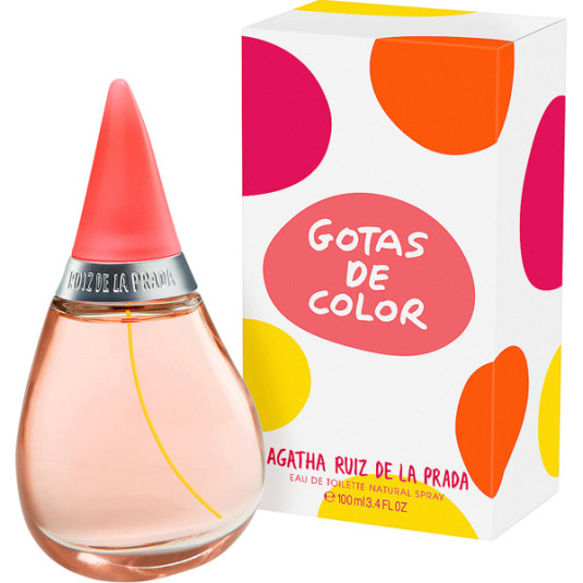 agatha ruiz de la prada gotas de color eau de toilette 100ml agatha ruiz de la prada gotas de color eau de toilette 100ml