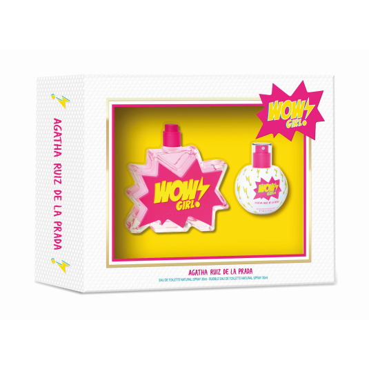 agatha ruiz de la prada wow girl eau de toilette 50ml estuche 2 piezas agatha ruiz de la prada wow girl eau de toilette 50ml estuche 2 piezas