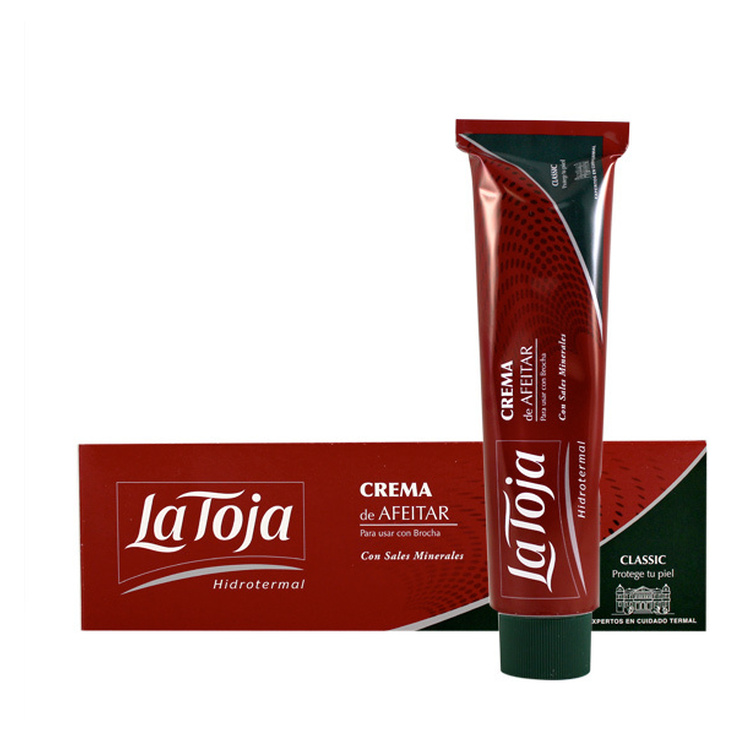 la toja crema de afeitar clasica tubo 150ml la toja crema de afeitar clasica tubo 150ml