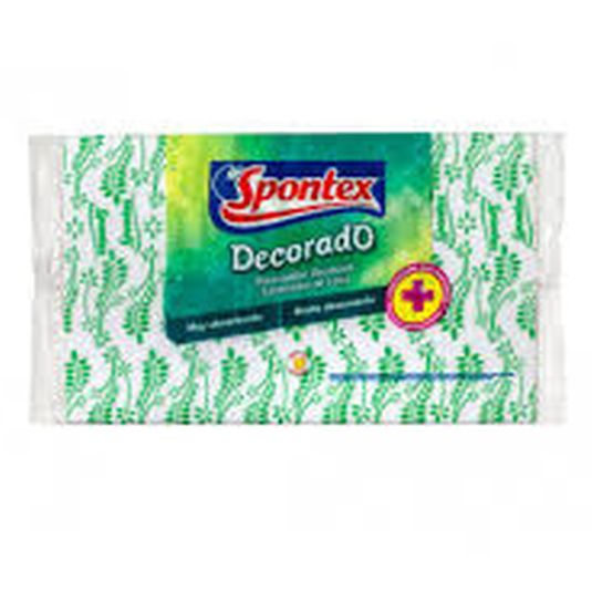 spontex bayeta posavajillas decorado 40x50cm spontex bayeta posavajillas decorado 40x50cm