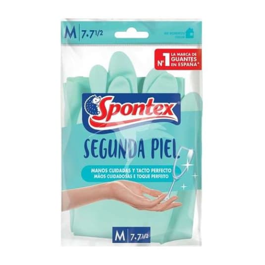 spontex guantes segunda piel talla mediana t7 1 par