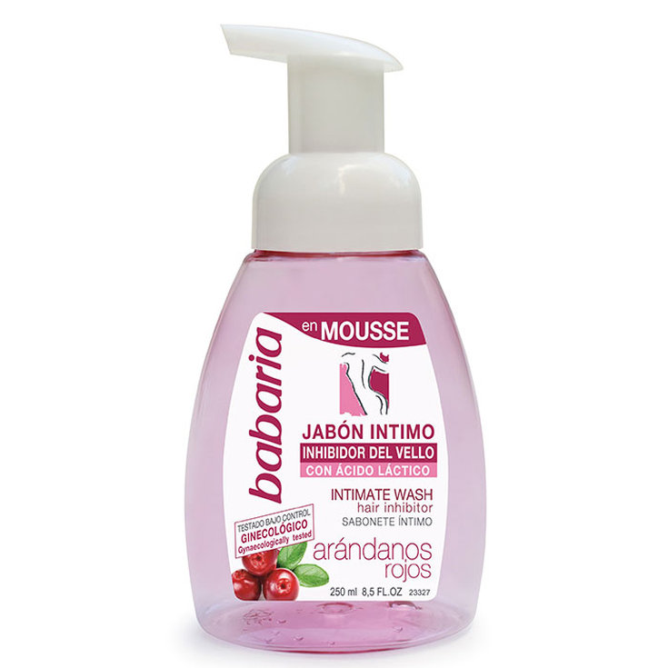 babaria jabon intimo en mousse arandanos rojos 250ml babaria jabon intimo en mousse arandanos rojos 250ml