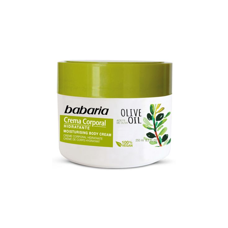 babaria crema corporal hidratante aceite de oliva 250ml