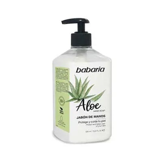 babaria jabon liquido de manos aloe vera dosificador 500ml