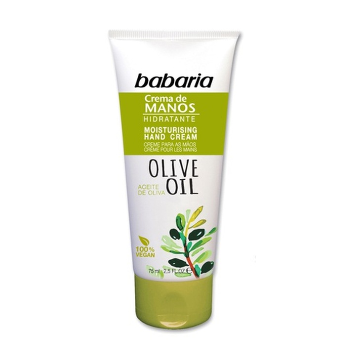 babaria aceite de oliva crema de manos hidratacion intensa 75ml