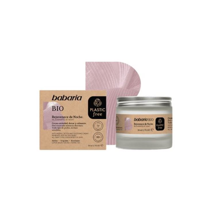 babaria bio crema de noche antiedad 50ml babaria bio crema de noche antiedad 50ml