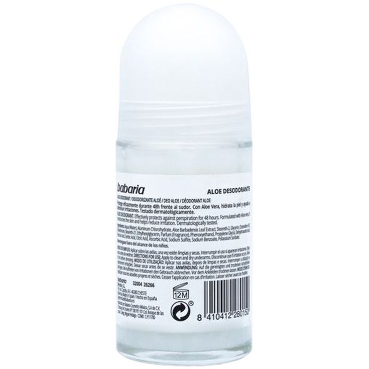 babaria desodoranre aloe vera roll on 50ml