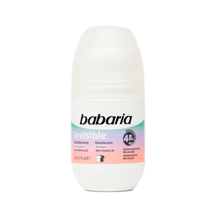 babaria desodorante invisible roll-on 50ml