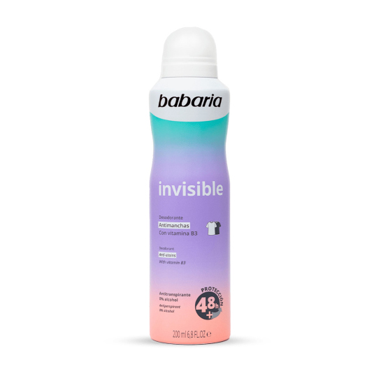 babaria desodorante invisible spray 200ml