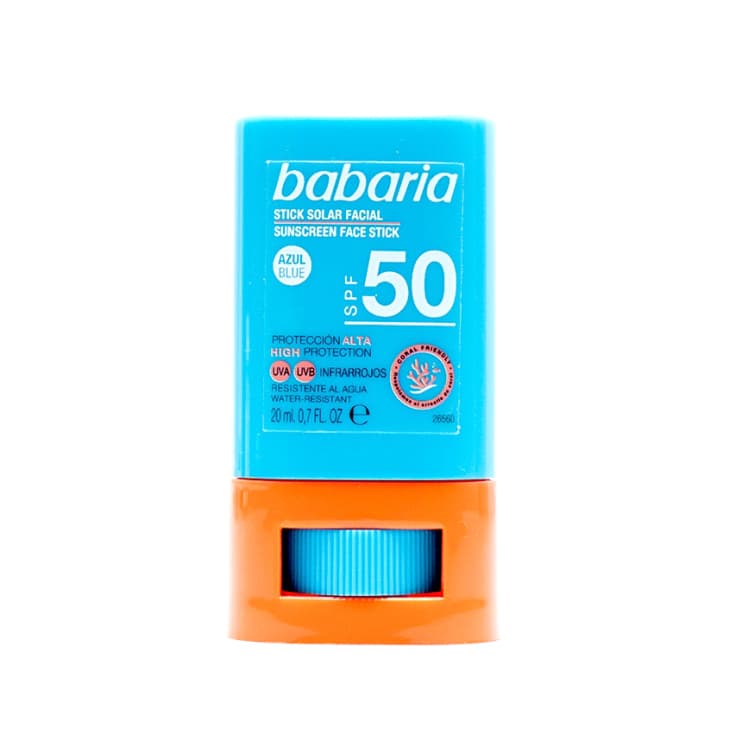 babaria stick solar facial spf50 azul 20ml
