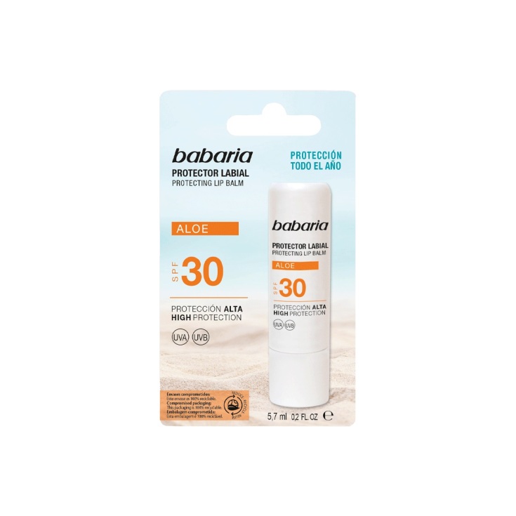 babaria protector solar labial spf30 en barra