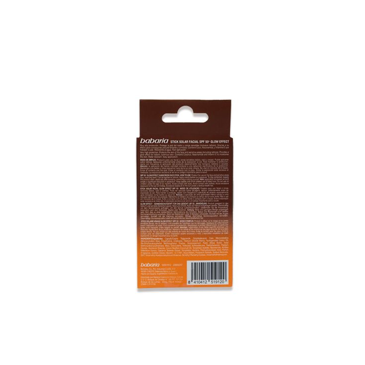 babaria sun f-50 stick facial glow