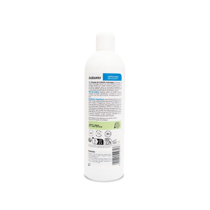 champu babaria cebolla anticaspa 380ml