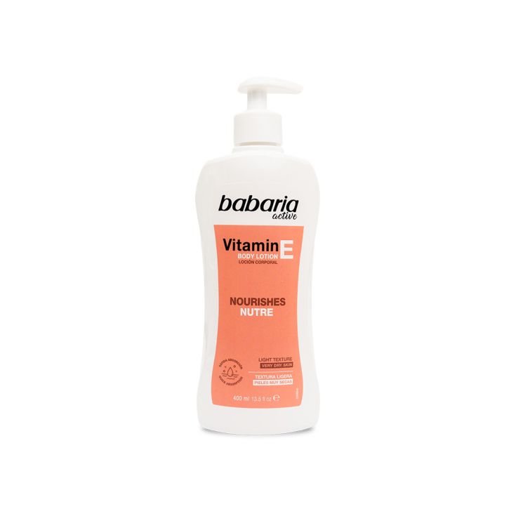 body babaria vit e dosificador 400ml body babaria vit e dosificador 400ml