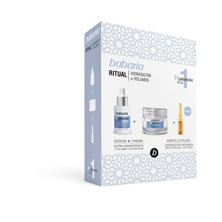 babaria ritual acido hyaluronic set 3 piezas babaria ritual acido hyaluronic set 3 piezas