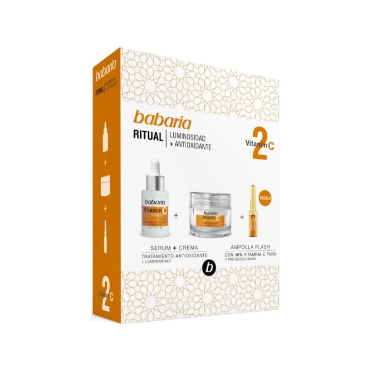 babaria ritual serum vitamina c 30ml set 3 piezas babaria ritual serum vitamina c 30ml set 3 piezas