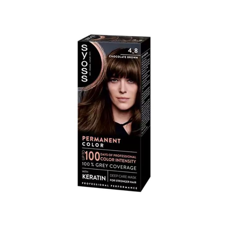 syoss permanent color 4.8