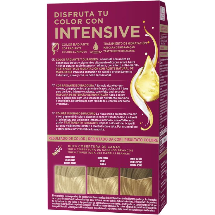 palette intensive creme color tinte permanente 10 rubio muy claro