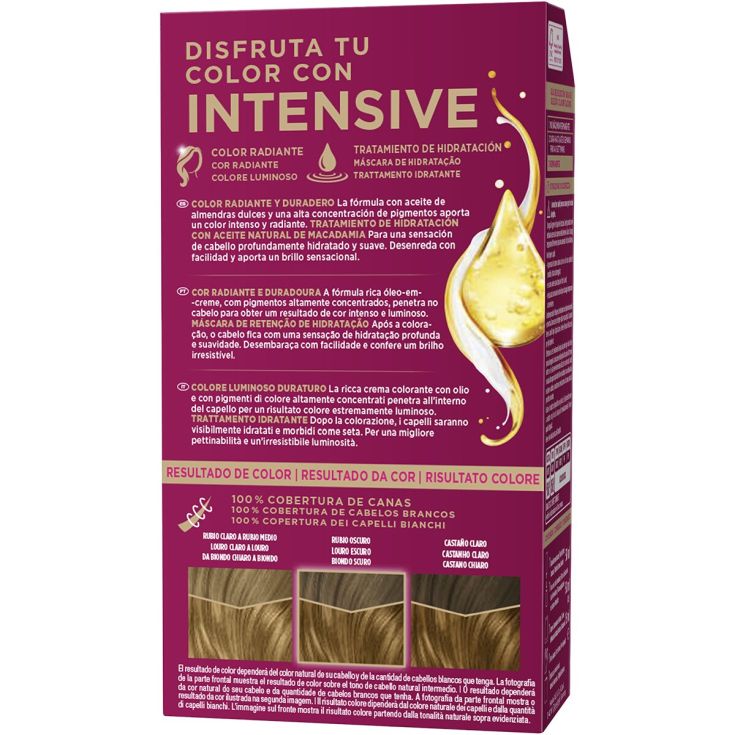 palette intensive creme color tinte permanente 7.5 rubio dorado caramelo
