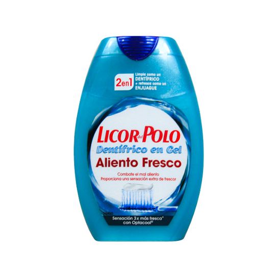 licor del polo pasta de dientes 2 en 1 aliento fresco 75ml