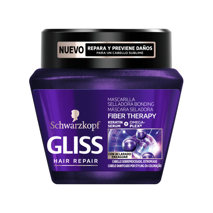 gliss hair repair fiber therapy mascarilla capilar 300ml gliss hair repair fiber therapy mascarilla capilar 300ml
