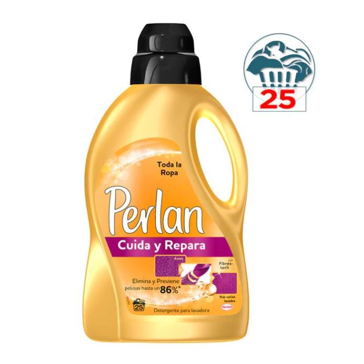 perlan gold cuida y repara detergente maquina liquido gel 1,5l perlan gold cuida y repara detergente maquina liquido gel 1,5l