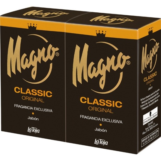 magno classic jabon en pastilla duplo 2x100g