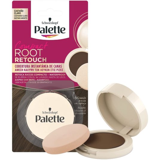 sw. palette compact root retouch retoca raices compacto castaño claro