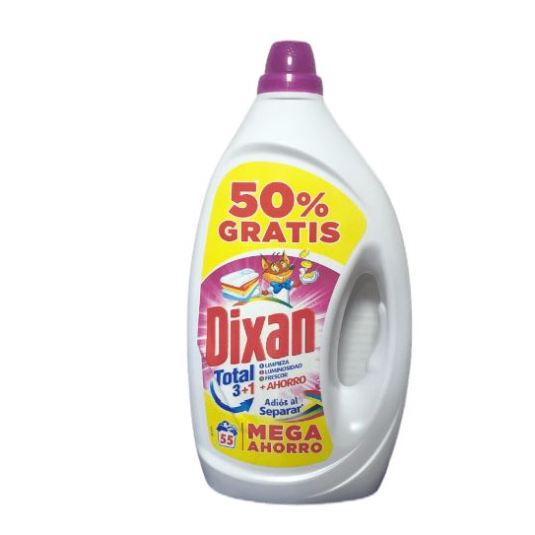 dixan detergente gel adios separar 55 dosis