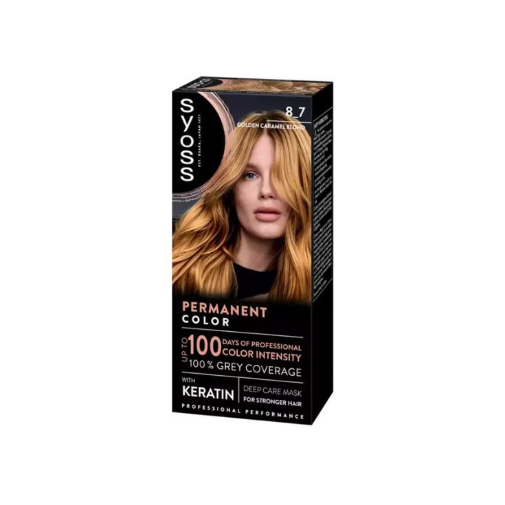 syoss permanent color 8.7 syoss permanent color 8.7