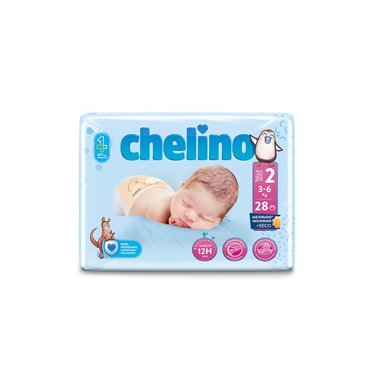 chelino pañal talla 2 3-6kg 28ud - delaUz