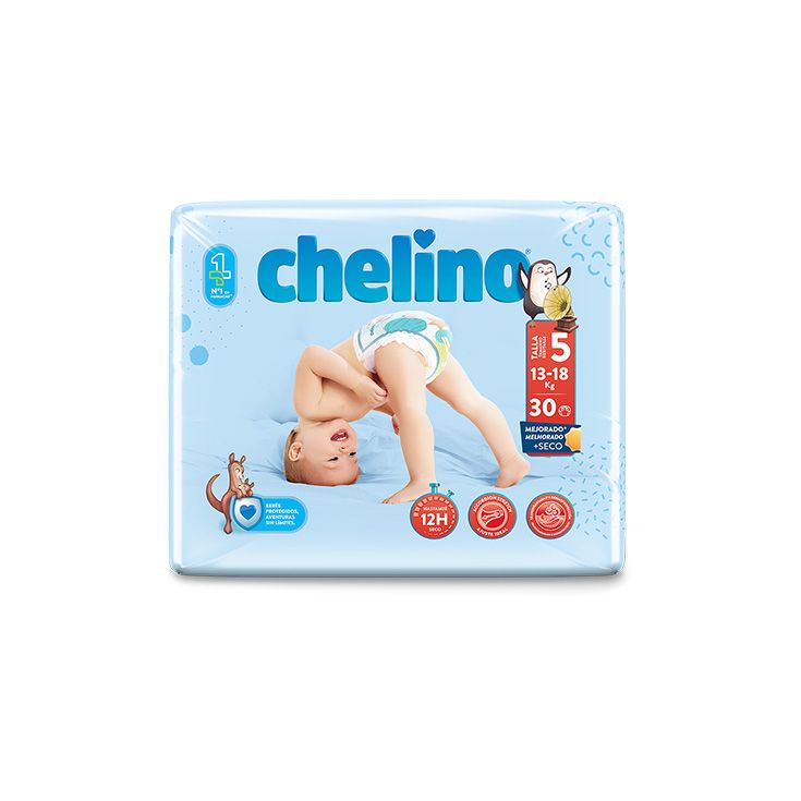 chelino pañal talla 5 13-18kg 30ud