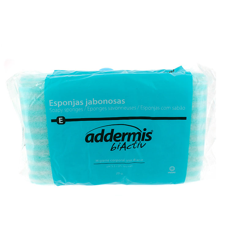 addermis biactiv esponja jabonosa 20 unidades addermis biactiv esponja jabonosa 20 unidades